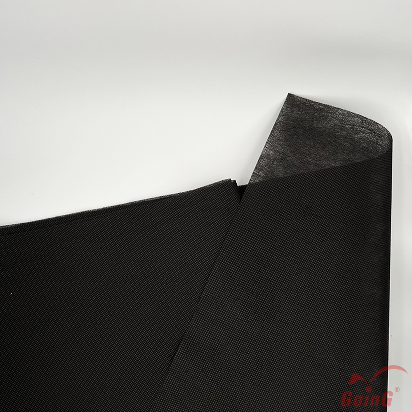 1040 Higienic sheet with "X" cutout 80x200 cm black